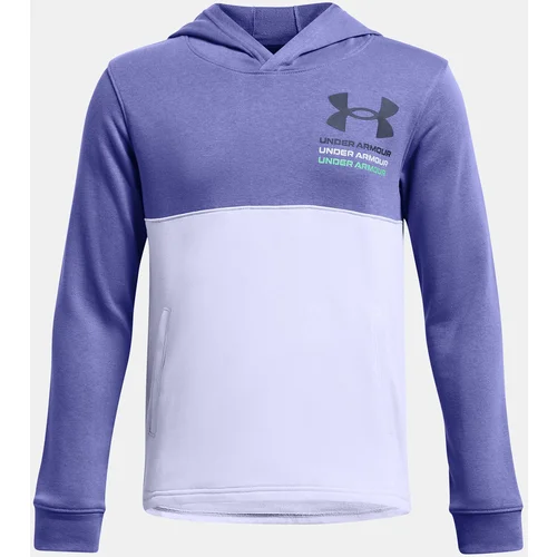 Under Armour Sweatshirt UA Boys Rival Terry Hoodie - PPL - Boys