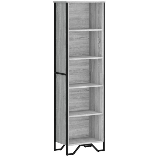 Maison Chic Knjižna omara - Knjižni regal siva sonoma 50x31x169 cm inženirski les, (21726396) Cene