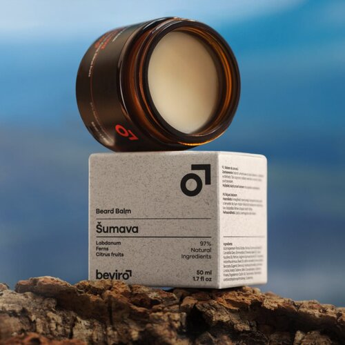Beviro &amp;Scaron;umava hranilni balzam za brado 50 ml Slike