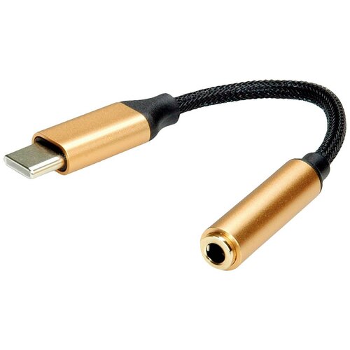Roline GOLD adapter USB Type C - 3\,5 mm audio\, ST/BU\, 0\,13 m avdio adapter 12.03.3223 0.13 m, (20428643) Cene