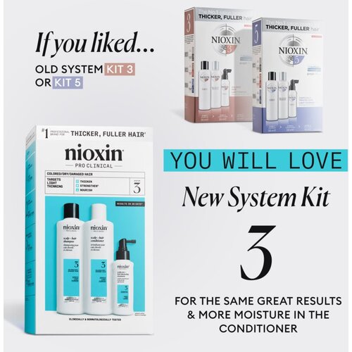 Nioxin System 3 poklon set za obojenu kosu 3 kom Slike