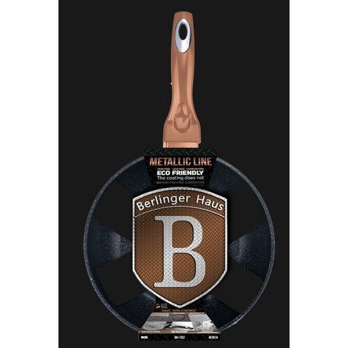 Berlinger Haus GRANITNA PONEV/WOK 28CM BERLINGER HAUS METALIC LINE ROSE GOLD BH-1512-N, (21237705) Cene