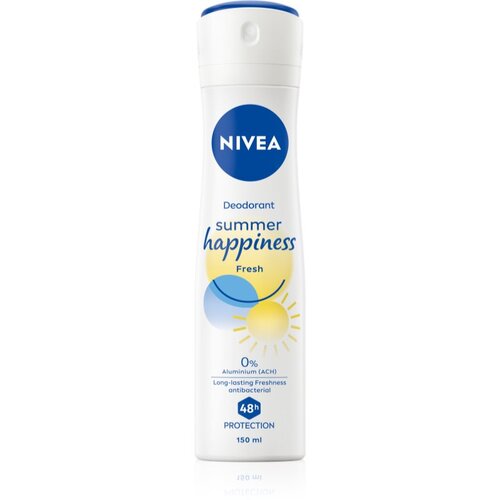 Nivea Summer Happiness Fresh dezodorans u spreju bez aluminija 150 ml Slike