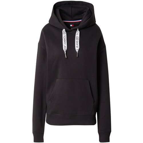 Tommy Jeans Sweater majica crna / bijela Cene