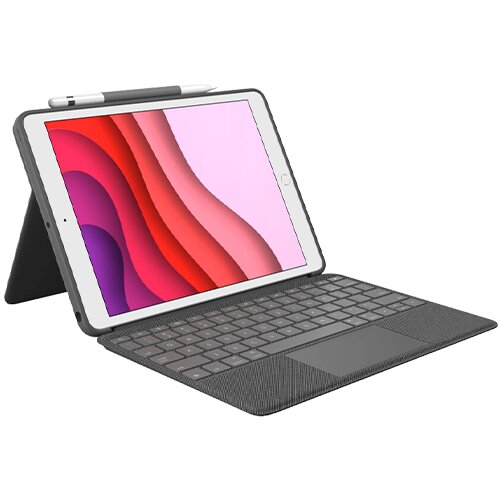 Logitech Combo Touch iPad 10,2 7 /8 /9.Gen QWERTY (IT) - Grey Cijene