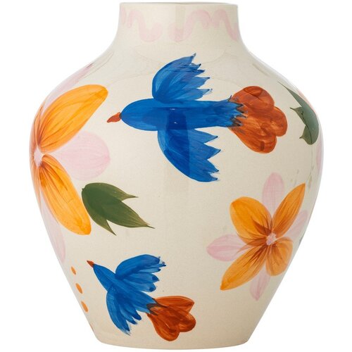Bloomingville Ručno oslikana vaza od kamenine (visina 27 cm) Maricala &amp;ndash; Slike