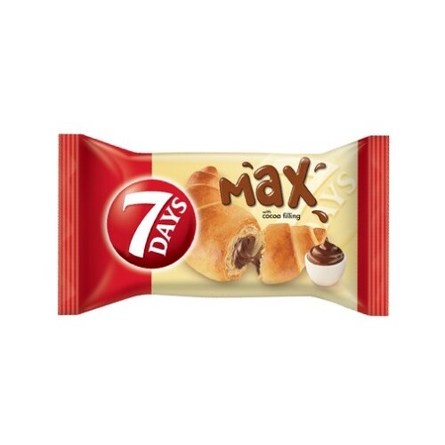 7 Days Kroasan Max, Kakao, 80g Slike