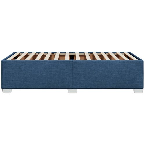  Okvir za krevet bez madraca plava 90x200cm od tkanine Slike