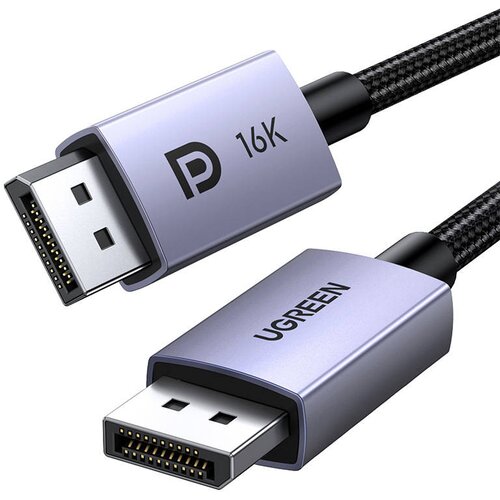 Ugreen KABEL WIDEO 2 X DISPLAY PORT MĘSKO-MĘSKI DP118 1M 16K, (5000071593) Cene
