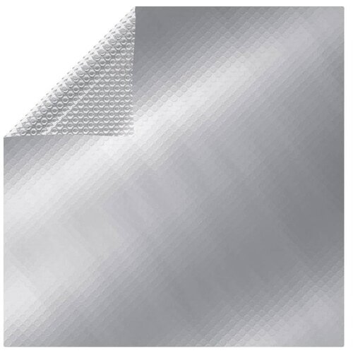  Plavajoča pravokotna PE solarna folija za bazen 6x4 m srebrna Slike