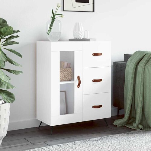  Komoda bijela 69,5x34x90 cm od konstruiranog drva Cijene