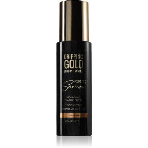 Dripping Gold Express Tanning Serum sredstvo za samotamnjenje za tijelo nijansa Ultra Dark 150 ml Slike