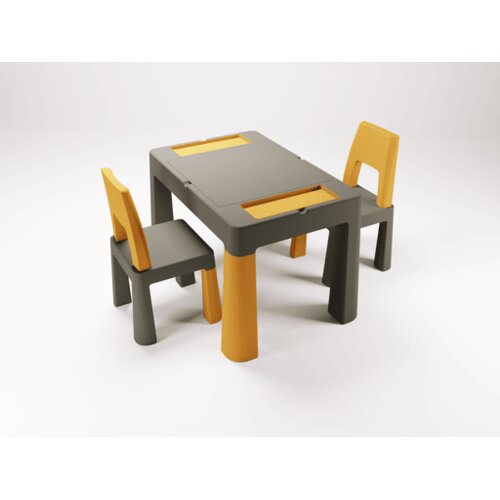 Tega Set dječjeg namje&amp;scaron;taja (stol, 2 stolice) Teggi Multifun Graphite/Mustard Slike