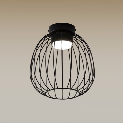  plafonsko svetlo ovella 1xGX53/10W/230V prečnika 25 cm crno Slike