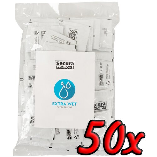 Secura Kondome Secura Extra Wet 50 pack Slike