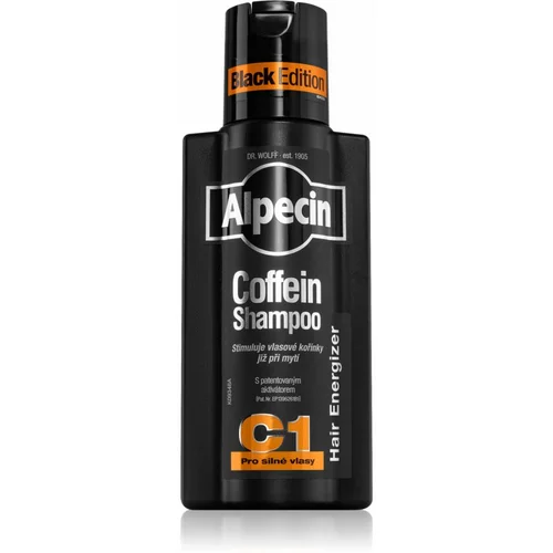 Alpecin coffein shampoo C1 black edition šampon za spodbujanje rasti las 250 ml za moške