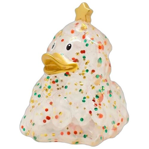 Lilalu figura patkica glitter christmas tree rubber duck 9cm Cene
