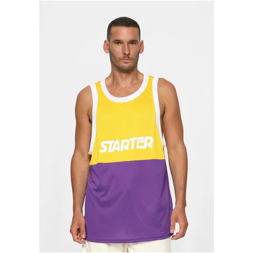 Starter Black Label Men's tank top Split Mesh yellow/purple