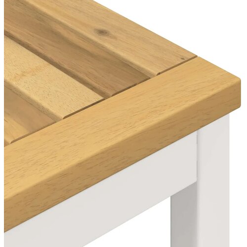 Stol za bar u vrtu NAARDEN Bijela 180 x 88 5 x 105 cm - Bijela 180 x 88 5 x 105 cm Slike