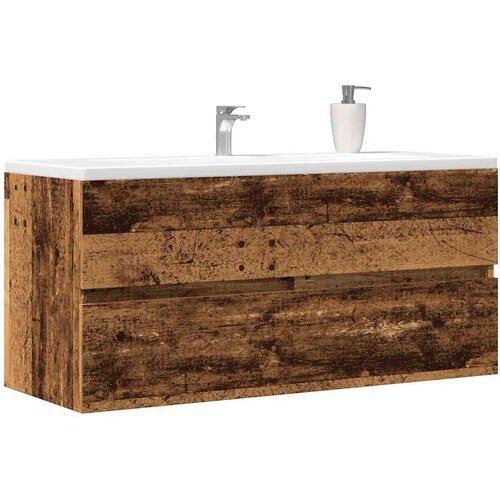 Ormarić za umivaonik boja drva 100x38,5x45 cm konstruirano drvo Cene