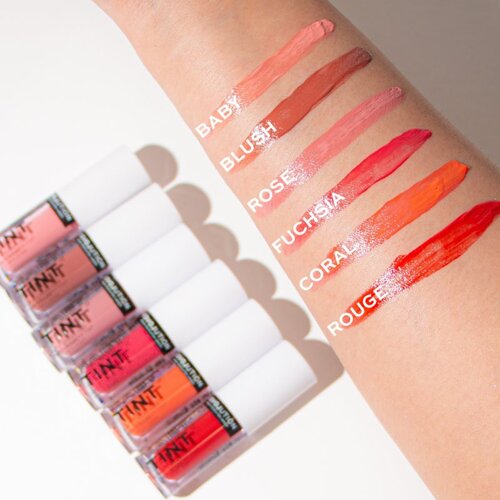 Revolution Relove baby tint lip &amp;amp; cheek &amp;scaron;minka in rdečilo 2v1 1,4 ml odtenek fuchsia za ženske Slike