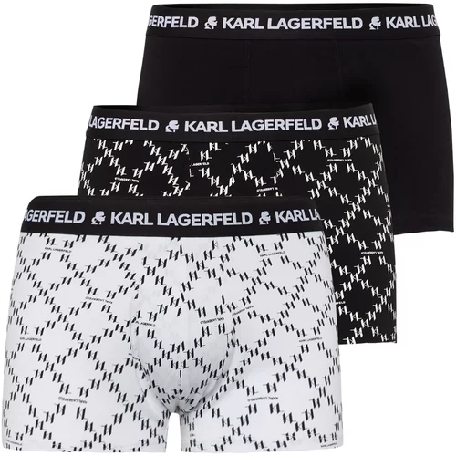 Karl Lagerfeld Bokserice crna / bijela