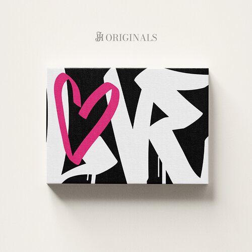  Manifest love– original- crno-bela apstrakcija Cene