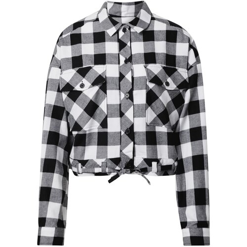 Urban Classics Bluza črna / bela Slike