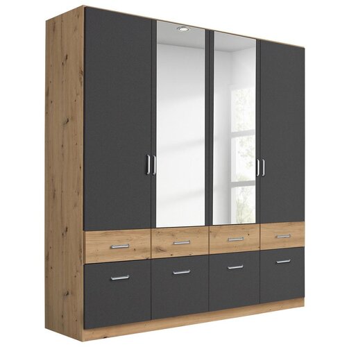 Modern Living Omara S Klasičnimi Vrati Aalen, Temno Siva Cene