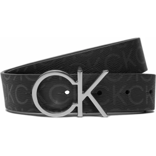 Calvin Klein Ženski pas Ck Logo Belt 3.0 Epi Mono K60K611902 Black Epi Mono 0GJ