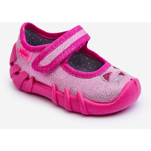 Kesi Befado ballerinas with shiny cats 109P235 pink Cene