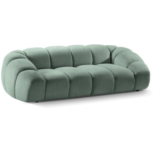 Micadoni Home Svetlo zelena žametna sedežna garnitura 254 cm Diana &amp;ndash; Slike