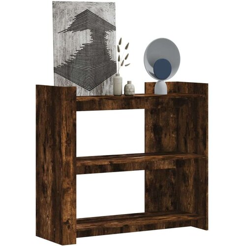  Konzolni stol boja hrasta 100x35x90 cm konstruirano drvo Slike