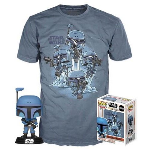 Funko vojna zvezd the mandalorian pop! & komplet figuric in majice mandalorian magic magic (l), (20839989) Cene