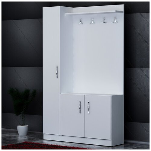 Hanah home Stalak za cipele 110x180x31.8cm Bijeli Cene