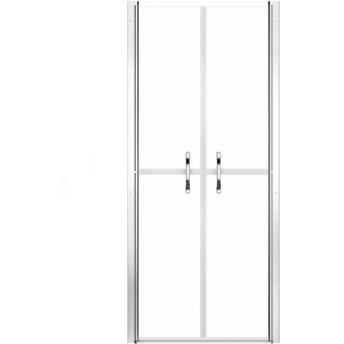 VidaXL Vrata za tu&amp;scaron;-kabinu prozirna ESG 86 x 190 cm Slike