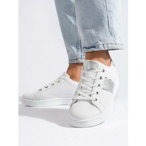 Shelvt Women's white sneakers Slike