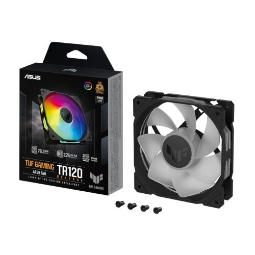 Asus tuf gaming TR120 argb reverse black ventilator Cene