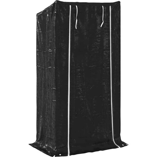 vidaXL Stalak za drva za ogrjev s ki&scaron;nom navlakom 100x40x200 cm Cijene