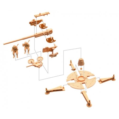 Italeri model italijanskega 90/53 topa s posadko - 1:72 Slike