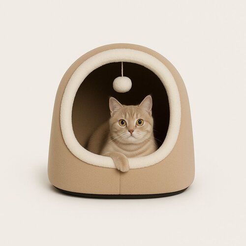 Paws & Whiskers krevet za mačke Alaska STD, 40 x 35 x 35 cm, smeđi Cijene
