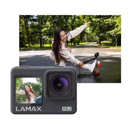 Lamax Action X9.2, 4K 60 fps, vodotesna &amp;scaron;portna kamera z daljinskim upravljalnikom in zunanjim mikrofonom Slike