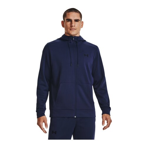 Under Armour UA Armour Fleece FZ Hoodie Pulover Modra Cene