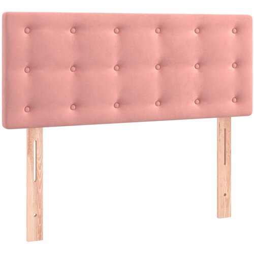  box spring s madracem LED ružičasti 90x200 cm bar&amp;scaron;unasti Slike