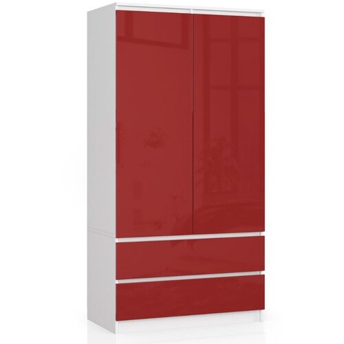 AKORD SZAFA S90 2D 2SZ CLP PK RDEČI GLOSS, (21713881) Cene