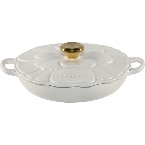 Le Creuset Gourmet-Profitopf Blume 26 cm white Slike