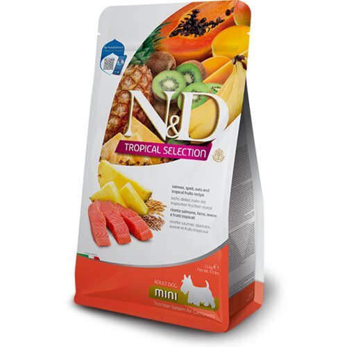 Farmina N&D Tropical hrana za pse - Salmon Adult Mini 1.5kg Cene