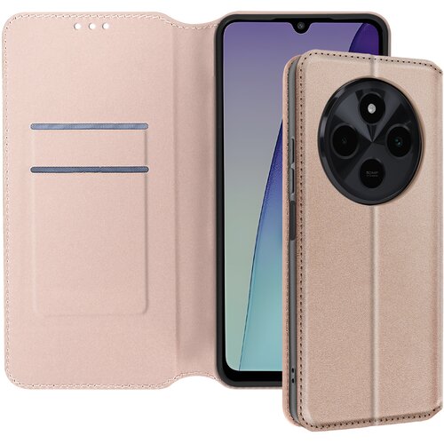 AVIZAR Ohišje za Xiaomi Redmi 14C Clapet Card and Video Holder, Zlata, (5000012692) Cene