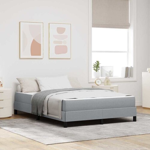 vidaXL Krevet s opruga kutije Ostalo Svjetlosiva 140 x 190 cm tkanina Cene