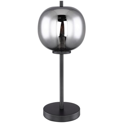 Globo NAMIZNA SVETILKA BLACKY 1XE14 ČRNA / DIMLJENO STEKLO Slike